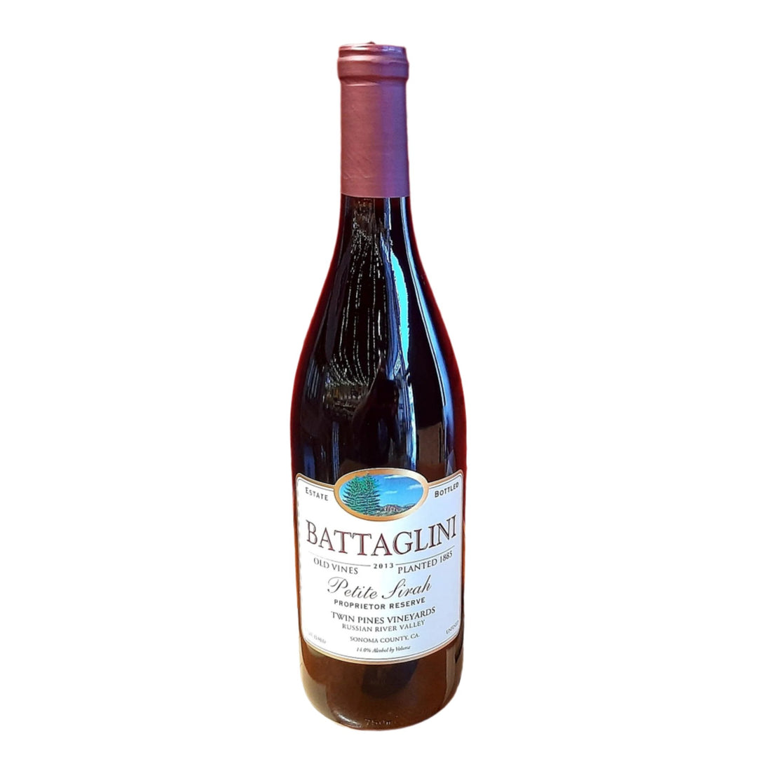 2013 BATTAGLINI PETIT SYRAH OLD VINES, RUSSIAN RIVER VALLEY CALIFORNIA-Happy Wine Calle Ocho