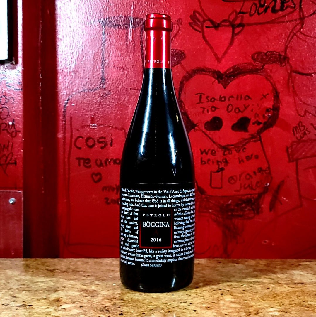 2016 PETROLO BOGGINA A VAL D'ARNO, TUSCANY ITALY-Happy Wine Calle Ocho