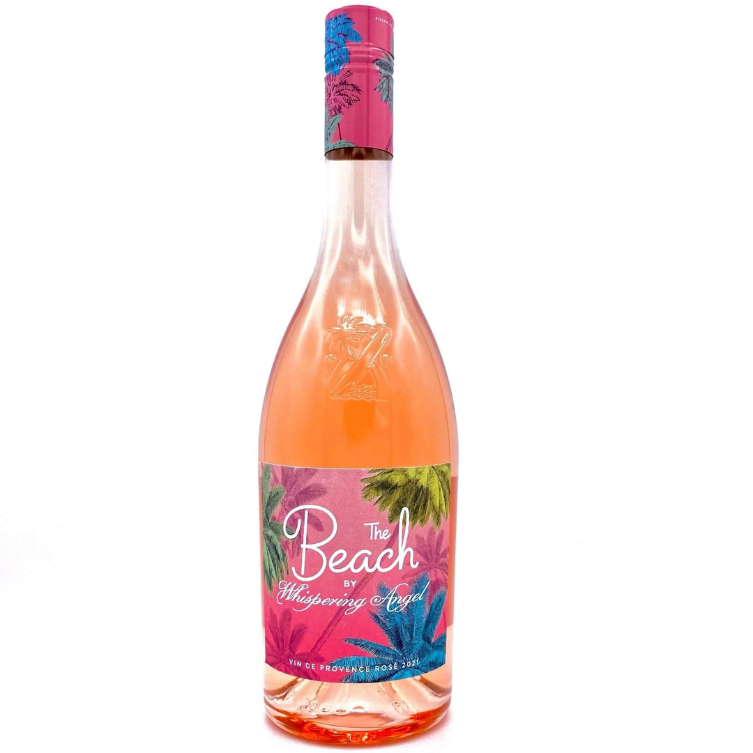2023 THE BEACH ROSE BY WHISPERING ANGEL, COTEAUX D'AIX-EN-PROVENCE, PROVENCE, SOUTH DE FRANCE-Happy Wine Calle Ocho
