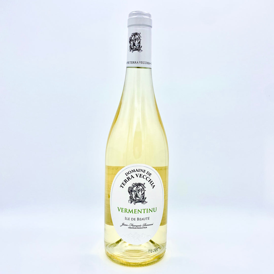 2023 DOMAINE DE TERRA VECCHIA, VERMENTINU ILE DE BEAUTE, CORSICA, FRANCE-Happy Wine Calle Ocho