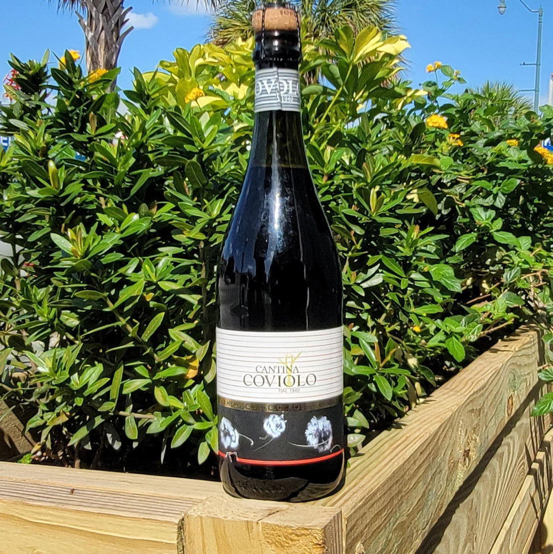 CANTINA COVIOLO LAMBRUSCO D.O.C REGGIANO ROSSO AMABILE, EMILIA-ROMAGNA ITALY-Happy Wine Calle Ocho