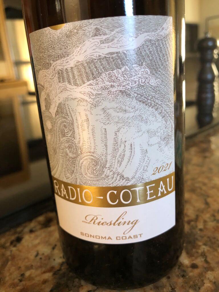 2021 RADIO-COTEAU RIESLING SONOMA COAST CALIFORNIA