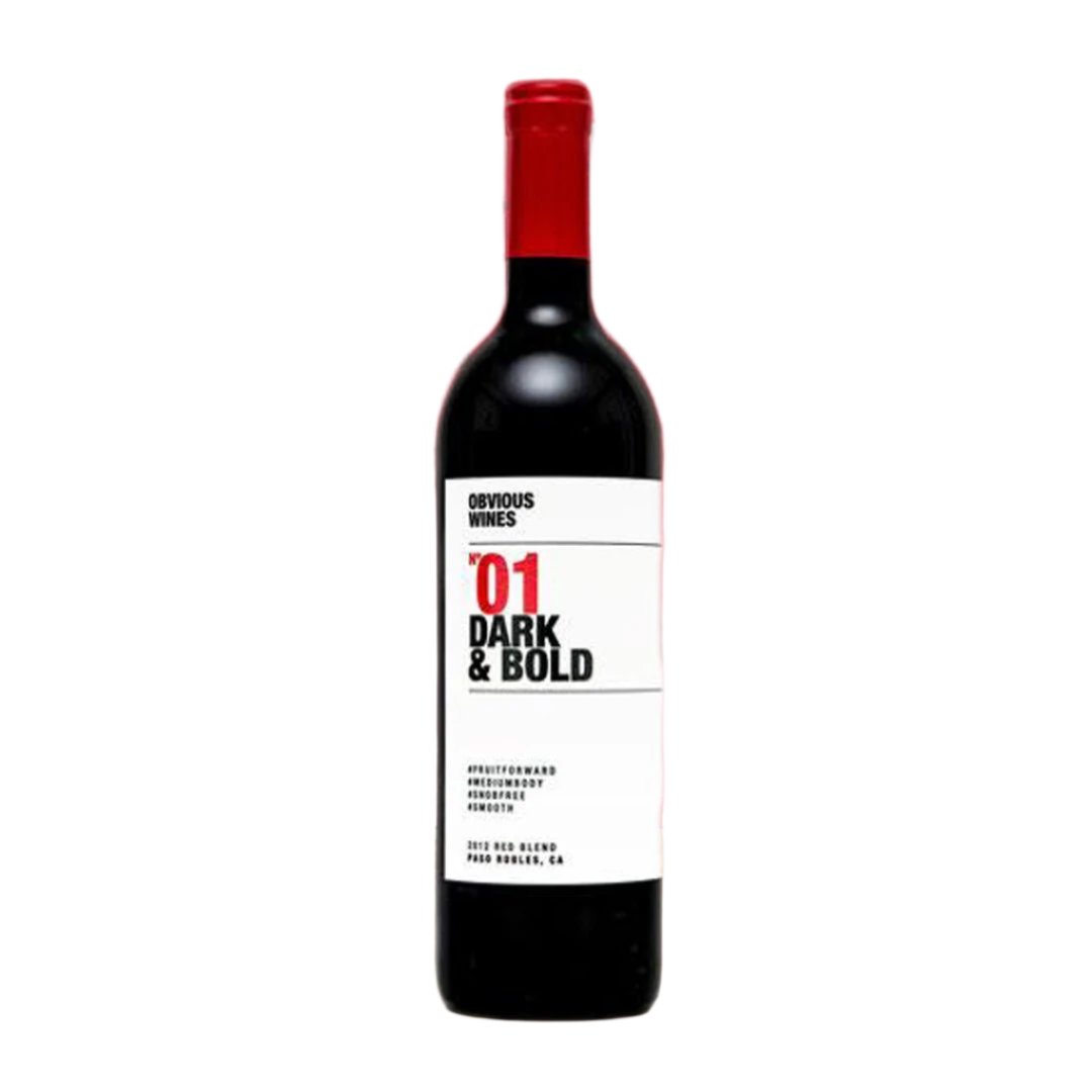 2012 OBVIOUS WINES No 01 DARK & BOLD, RED BLEND, CALIFORNIA-Happy Wine Calle Ocho