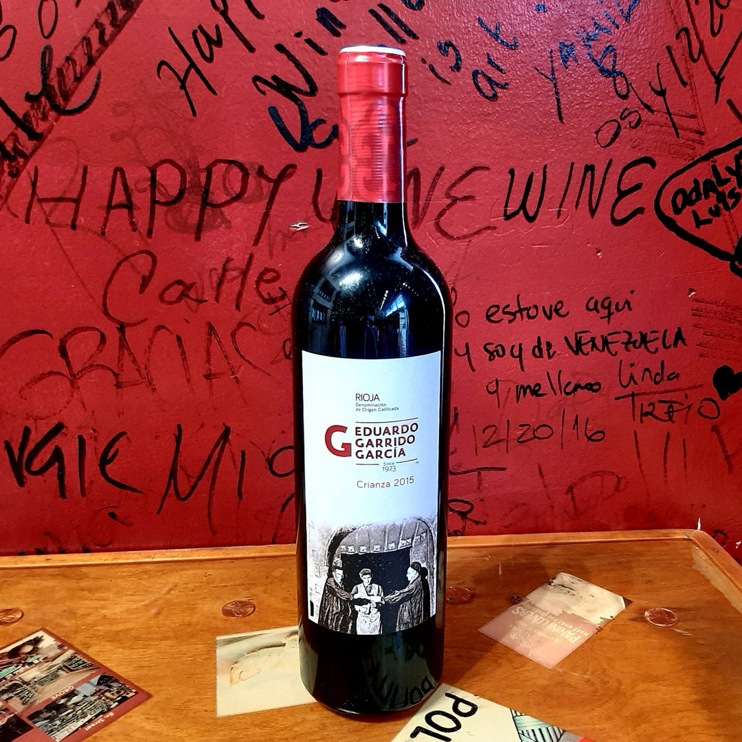 2015 EDUARDO GARRIDO GARCIA, CRIANZA, RIOJA, SPAIN-Happy Wine Calle Ocho