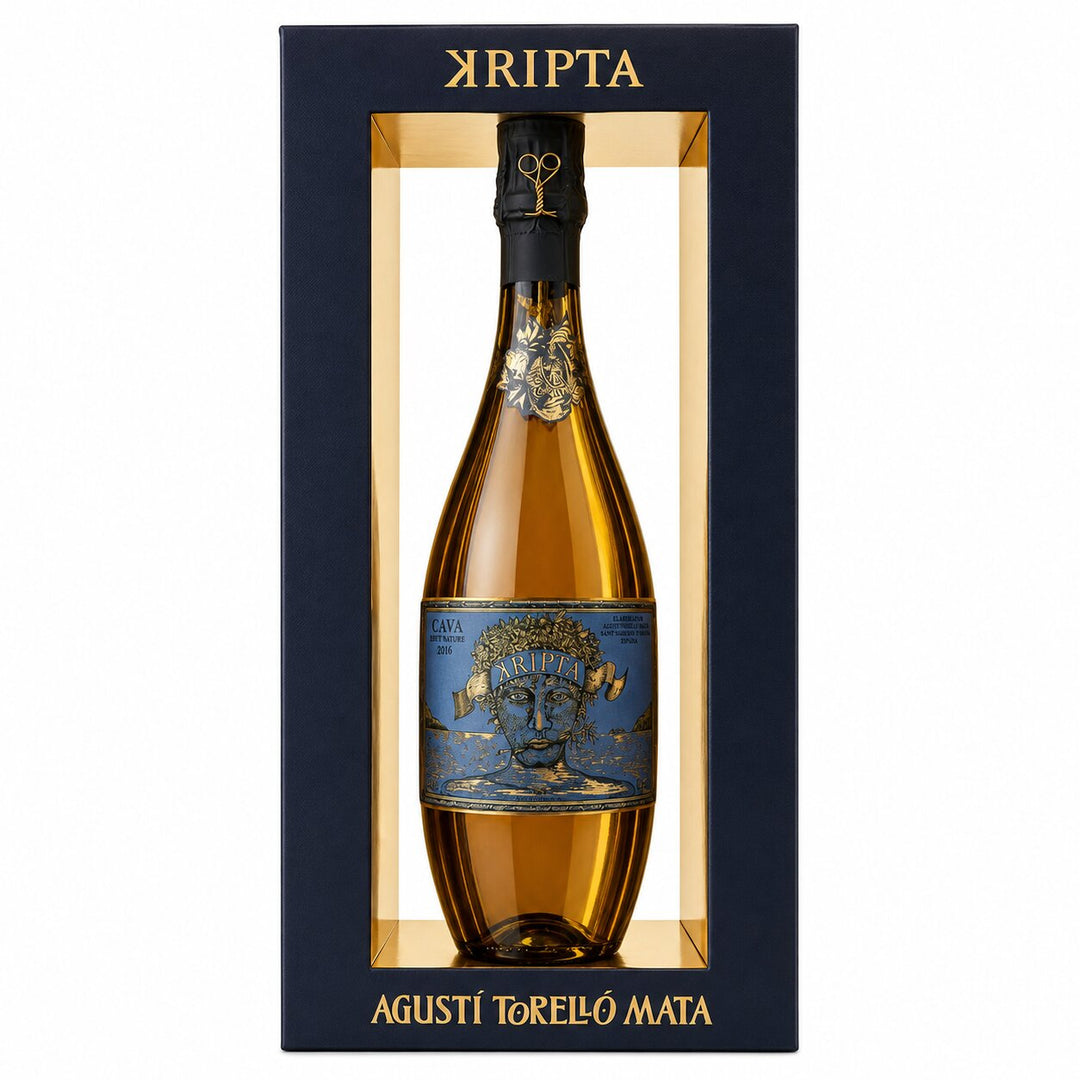 2016 Agustin Torello Mata Kripta Gran Reserva Brut Nature Cava Catalonia Spain Happy Wine Calle Ocho