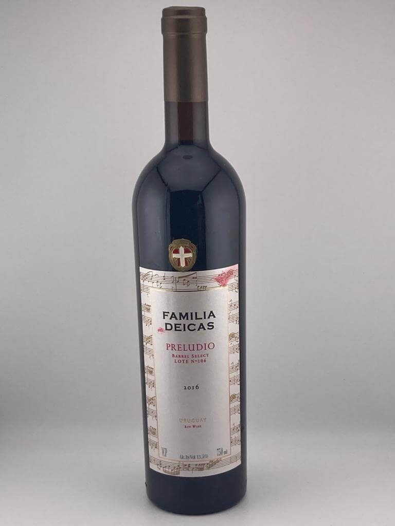2016 BODEGAS DEICAS PRELUDIO BARREL SELECT LOTE No 106, JUANICO URUGUAY-Happy Wine Calle Ocho