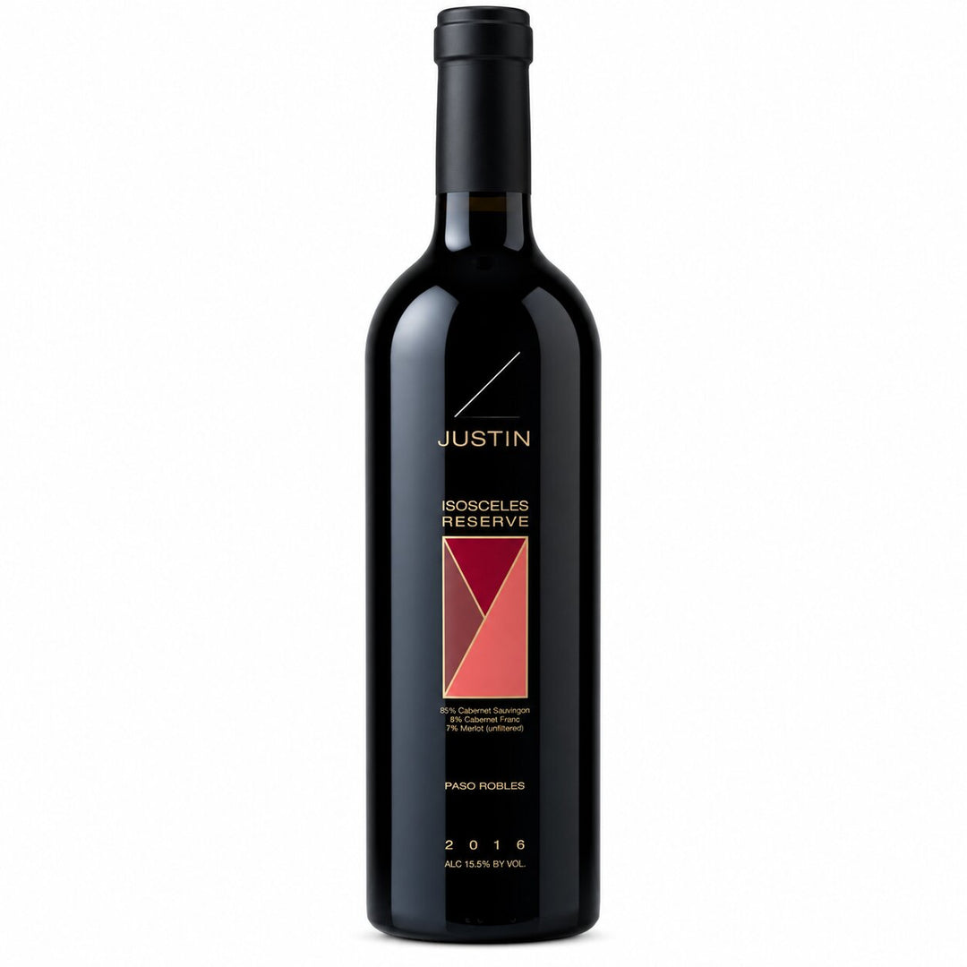 2016 JUSTIN Isosceles Reserve Paso Robles California Happy Wine Calle Ocho