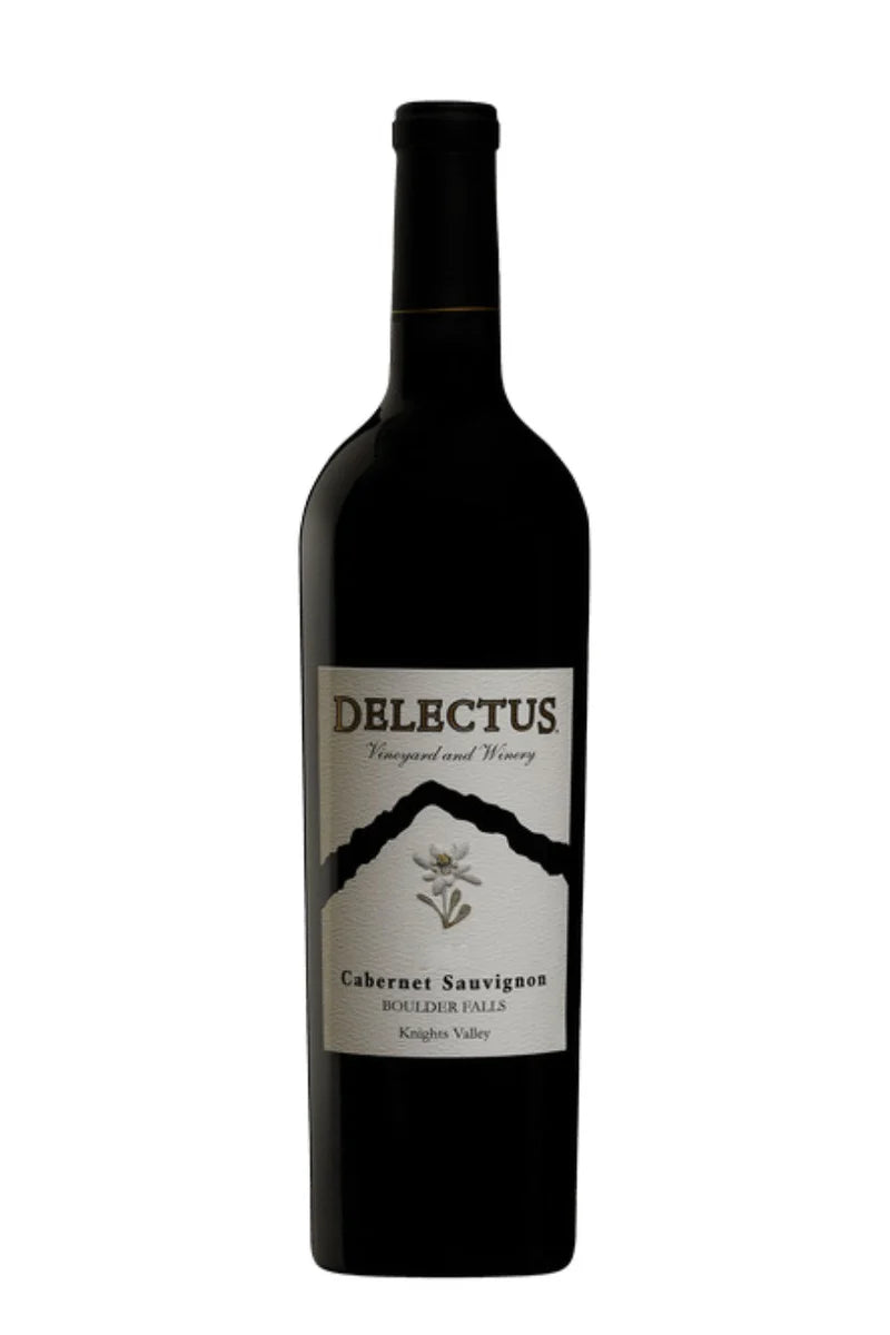 Delectus Cabernet Sauvignon wine bottle on a white background