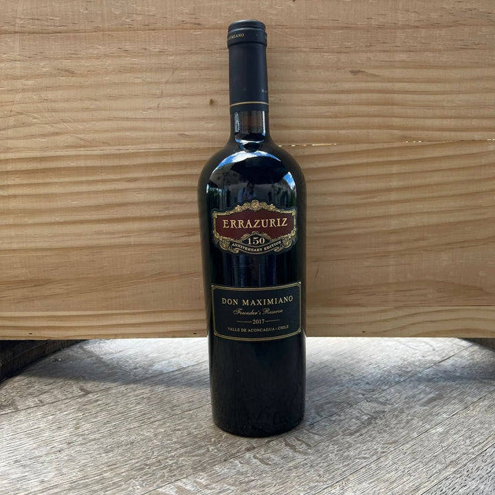 2017 ERRAZURIZ DON MAXIMIANO FOUNDER'S RESERVE, VALLE DE ACONCAGUA CHILE-Happy Wine Calle Ocho
