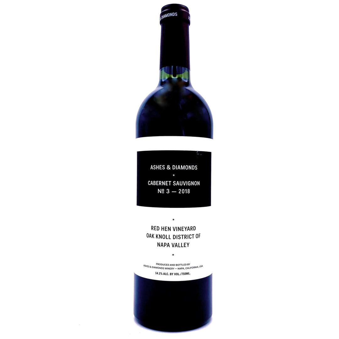 2018 ASHES & DIAMONDS RED HEN VINEYARD CABERNET SAUVIGNON, OAK KNOLL DISTRICT OF NAPA VALLEY-Happy Wine Calle Ocho