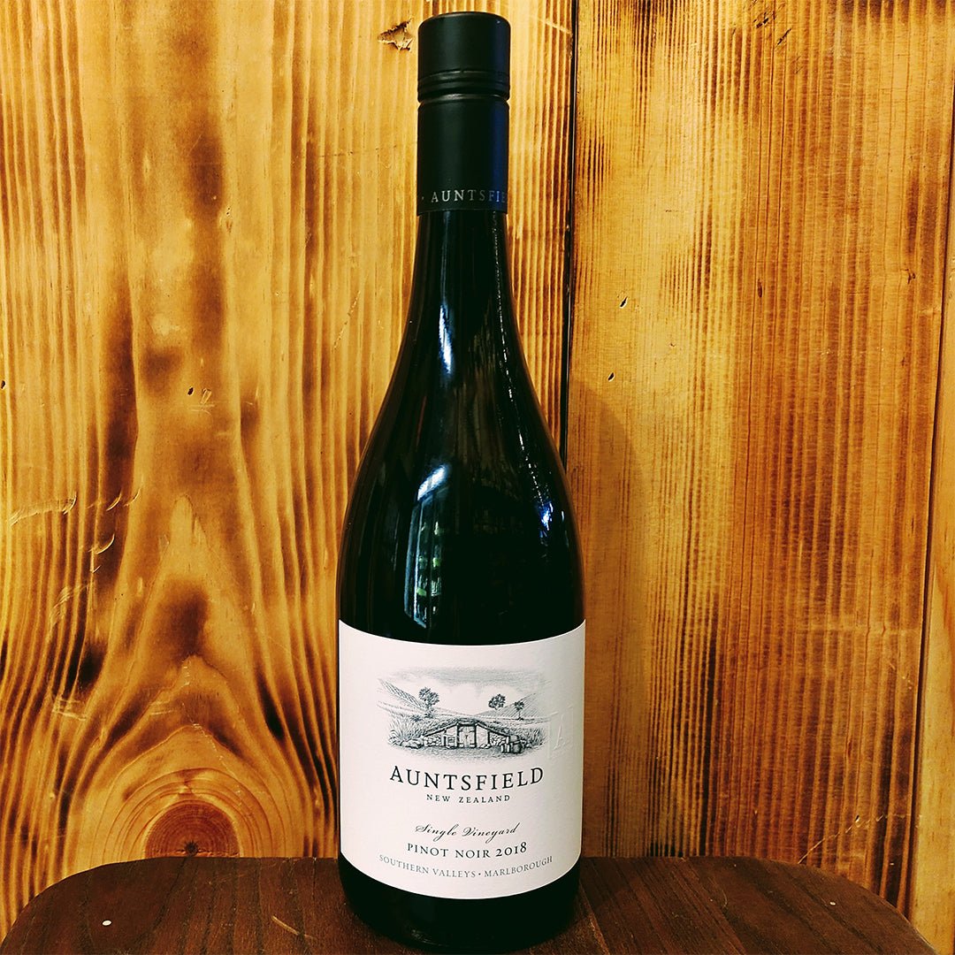2018 AUNTSFIELD PINOT NOIR SINGLE VINEYARD, MARLBOROUGH NEW ZEALAND-Happy Wine Calle Ocho