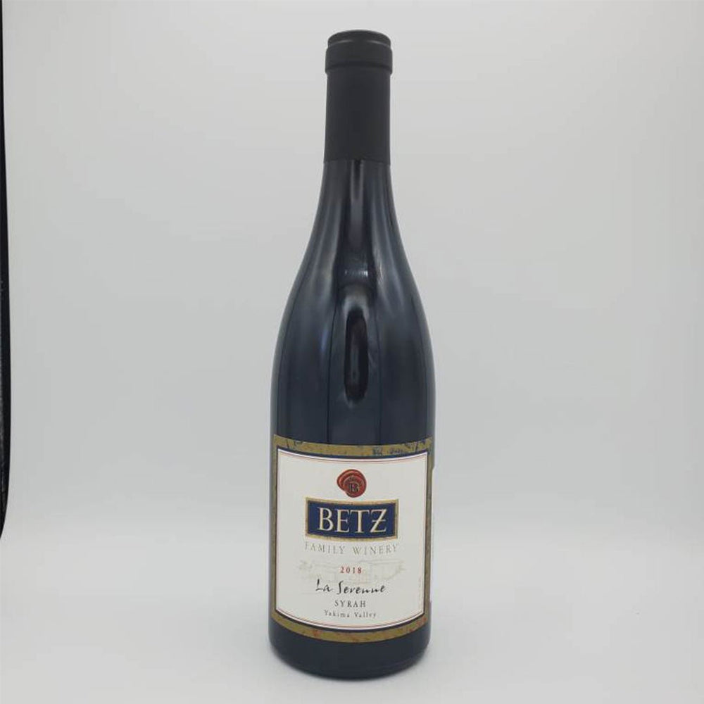 2018 BETZ FAMILY WINERY LA SERENNE SYRAH, YAKIMA VALLEY WASHINGTON STATE-Happy Wine Calle Ocho