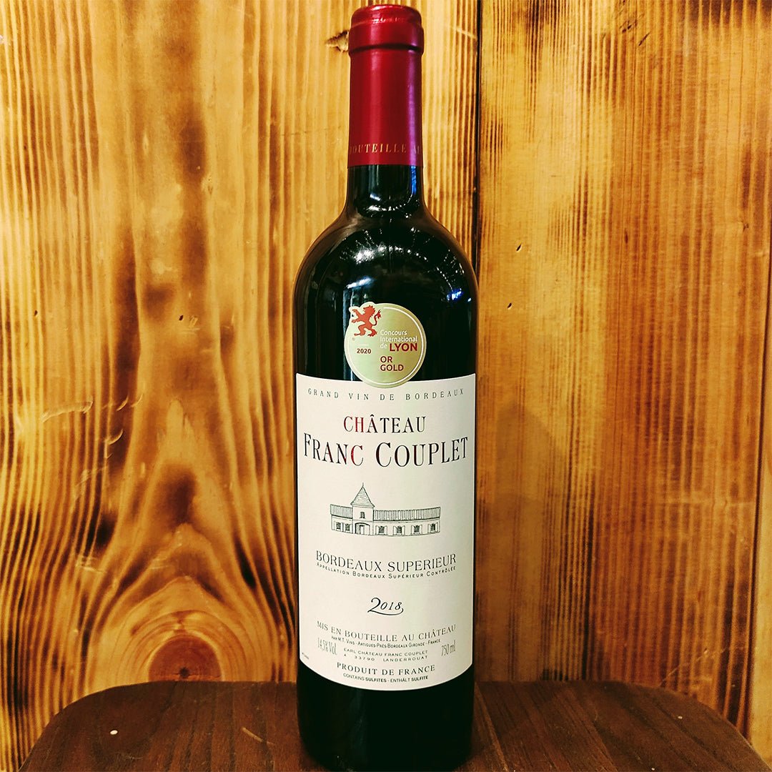 2019 CHATEAU FRANC COUPLET, BORDEAUX SUPERIEUR FRANCE-Happy Wine Calle Ocho