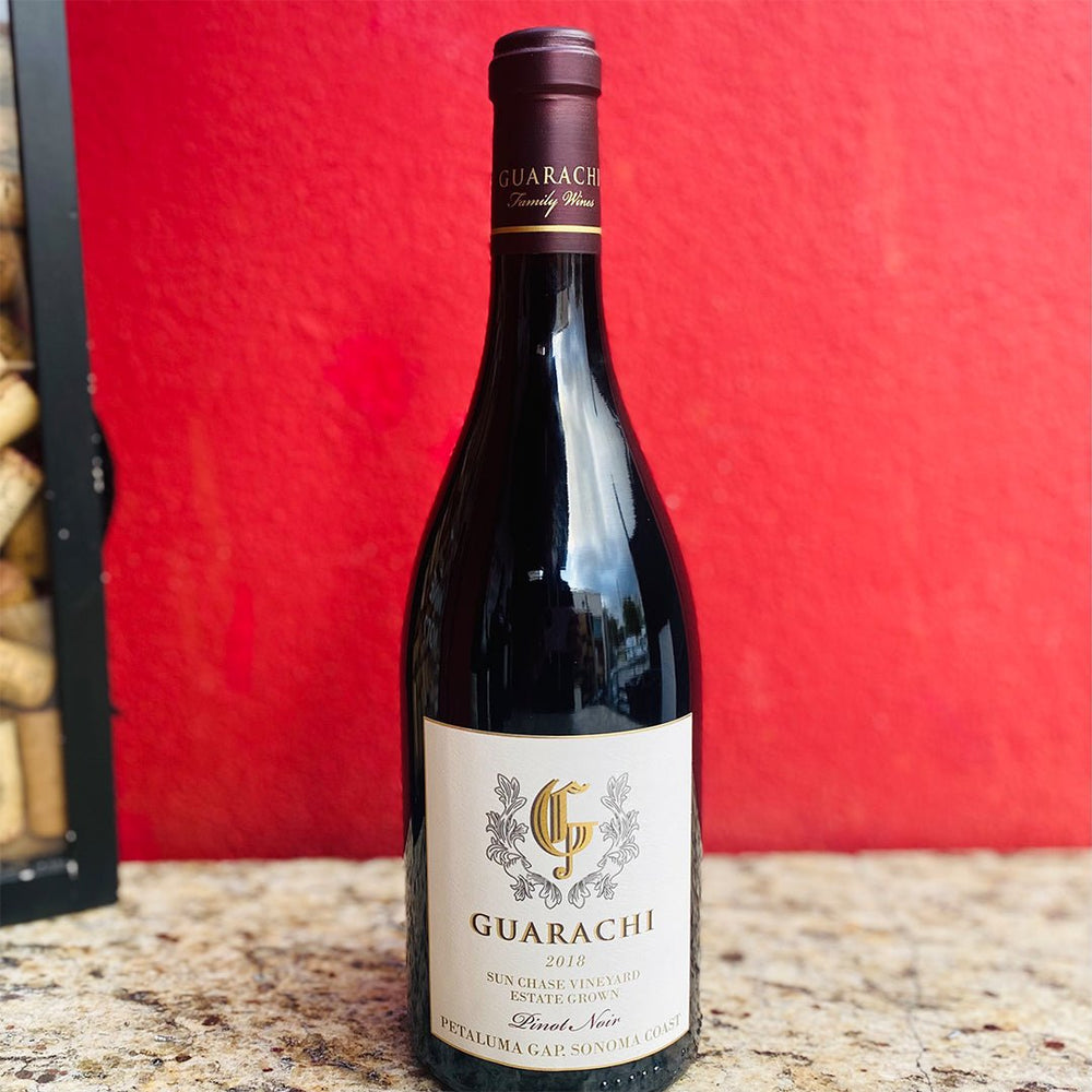 2018 GUARACHI SUN CHASE VINEYARD PINOT NOIR, PETALUMA GAP, SONOMA COAST CALIFORNIA-Happy Wine Calle Ocho