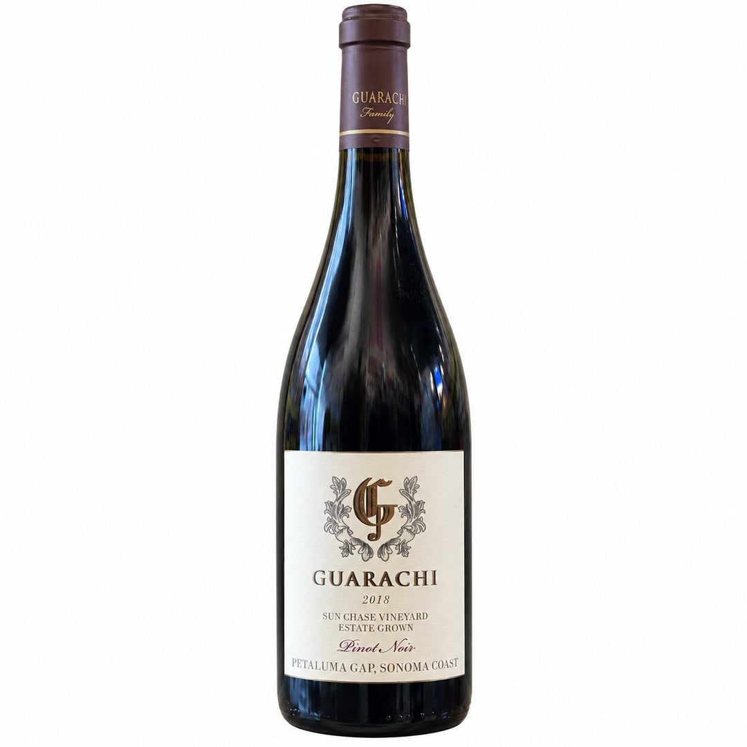 2018 Guarachi Sun Chase Vineyard Pinot Noir Petaluma Gap Sonoma Coast Happy Wine Calle Ocho