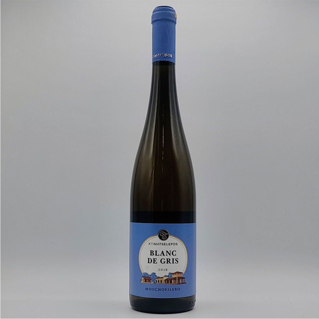 2018 KTIMATSELEPOS BLANC DE GRIS MOSCHOFILERO, PELOPONNESE GREECE-Happy Wine Calle Ocho