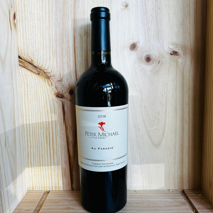 2018 PETER MICHAEL AU PARADIS CALIFORNIA , NAPA VALLEY OAKVILLE-Happy Wine Calle Ocho