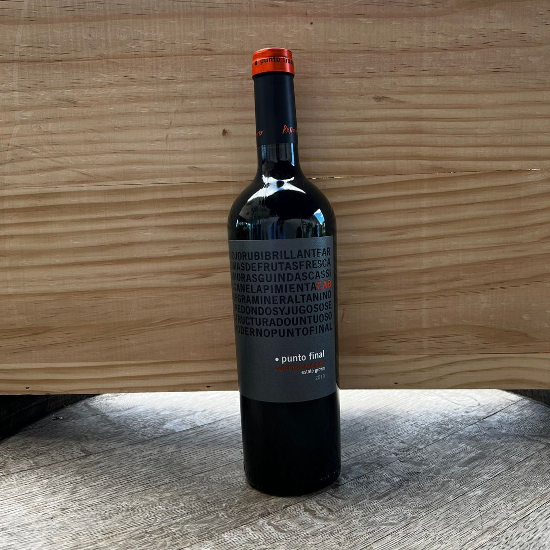 2019 RENACER PUNTO FINAL CABERNET SAUVIGNON, LUJAN DEL CUYO MENDOZA ARGENTINA-Happy Wine Calle Ocho