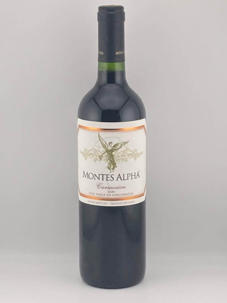 2021 MONTES ALPHA CARMENERE, DO VALLE DE COLCHAGUA CHILE-Happy Wine Calle Ocho