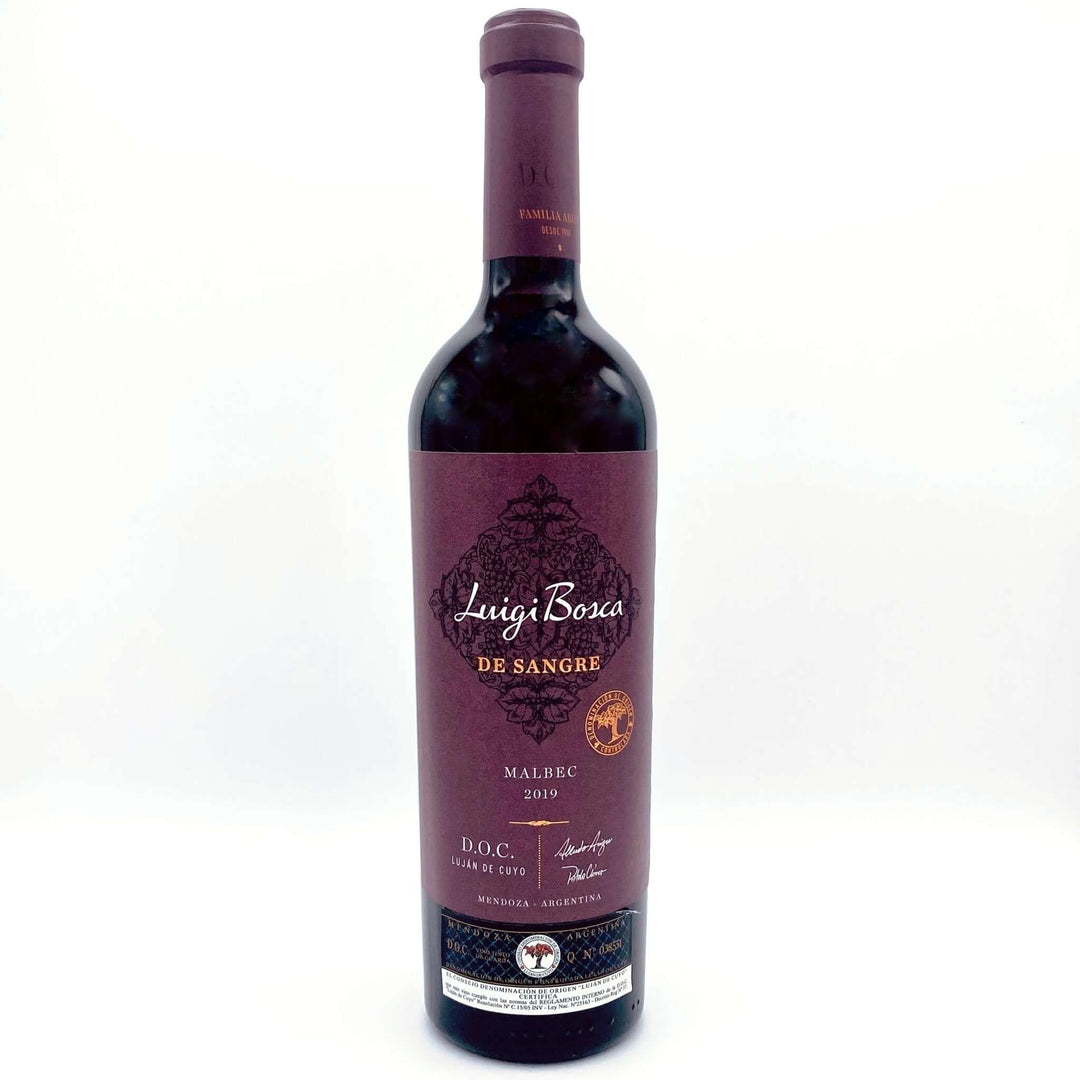 2021 LUIGI BOSCA DE SANGRE DOC MALBEC, LUJAN DE CUYO ARGENTINA-Happy Wine Calle Ocho