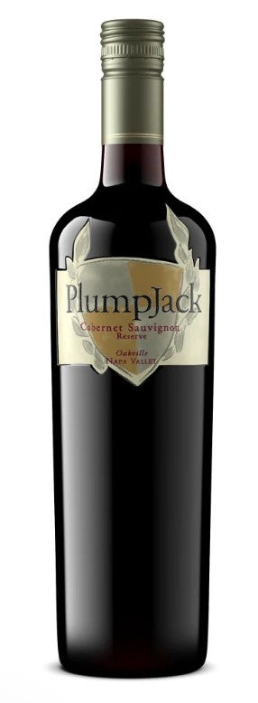 Plumplack Cabernet Sauvignon Reserve wine bottle on a white background