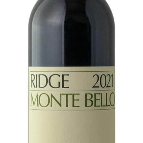 2021 RIDGE MONTE BELLO SANTA CRUZ MOUNTAINS CUPERTINO CALIFORNIA-Happy Wine Calle Ocho