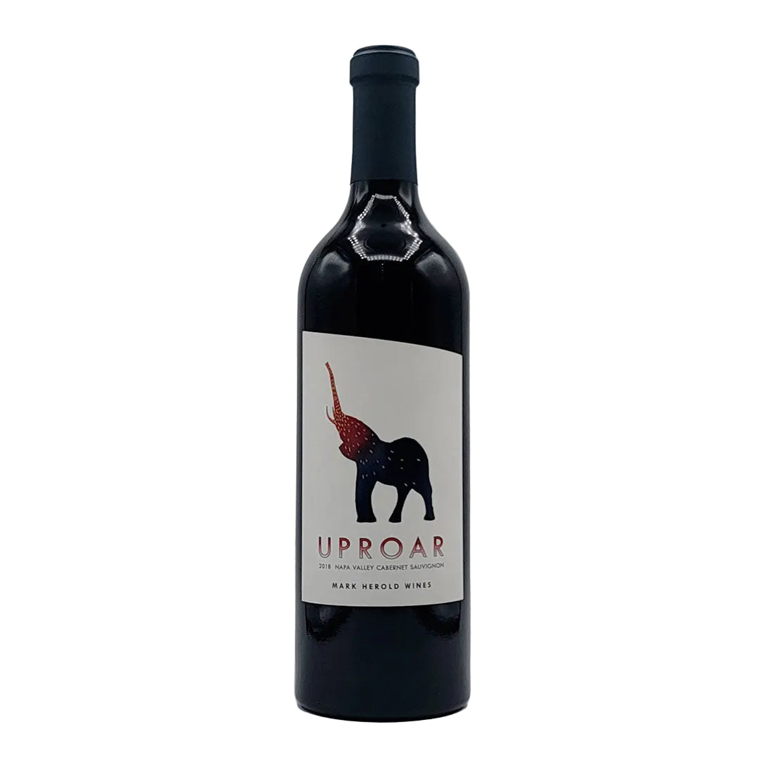 2021 Uproar by Mark Herold Wines Cabernet Sauvignon from Napa Valley California on white background - Happy Wine Calle Ocho