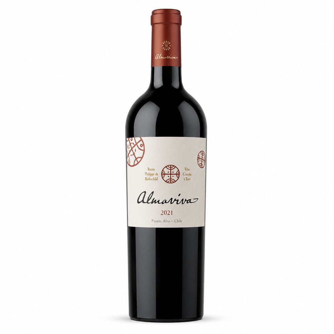 2021 Vina Almaviva Puente Alto Chile 750ml wine bottle Happy Wine Calle Ocho