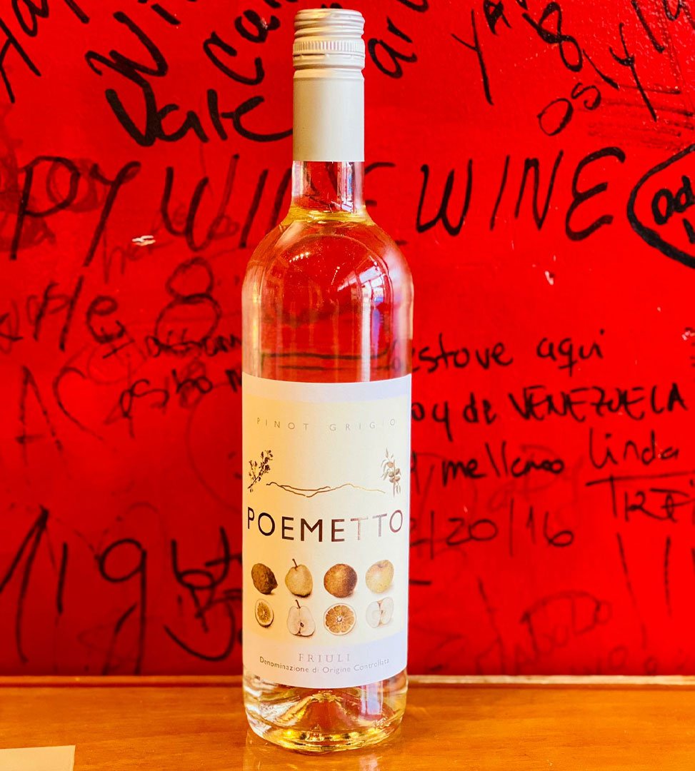 2023 POEMETTO PINOT GRIGIO, FRIULI ITALY-Happy Wine Calle Ocho
