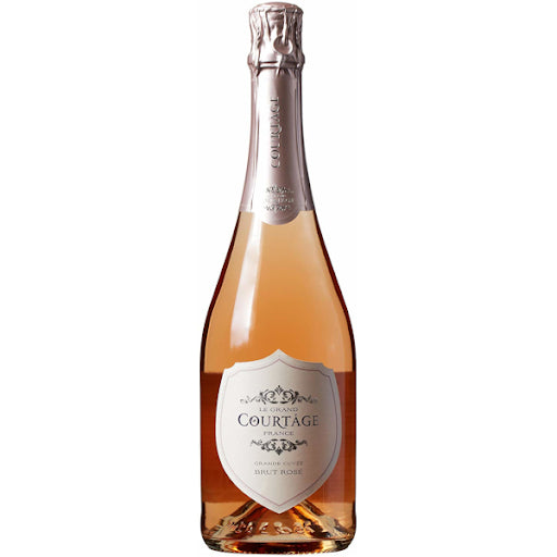 NV LE GRAND COURTAGE, GRANDE CUVEE BRUT ROSE, FRANCE-Happy Wine Calle Ocho