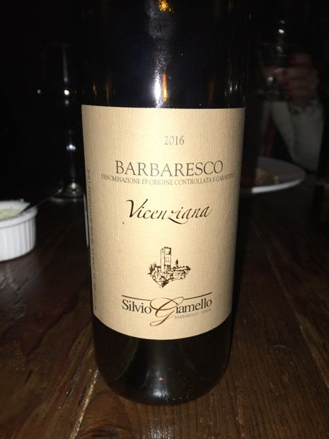 2015 SILVIO GIAMELLO BARBARESCO VICENZIANA, BARBARESCO DOCG ITALY-Happy Wine Calle Ocho