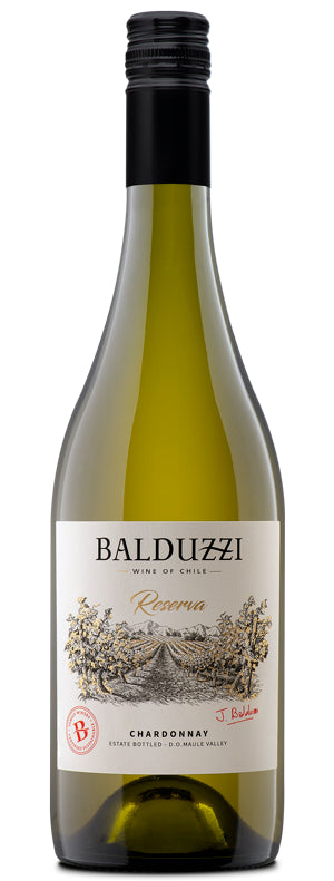 2019 BALDUZZI CHARDONNAY CLASSIC, VALLEY MAULE CHILE-Happy Wine Calle Ocho