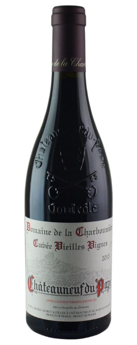 2015 DOMAINE DE LA CHARBONNIERE, CUVEE VIEILLES VIGNES, CHATEAUNEUF DU PAPE, FRANCE-Happy Wine Calle Ocho
