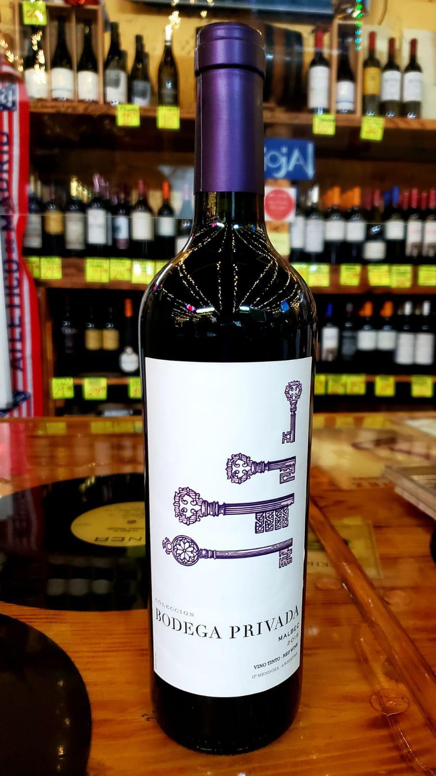 2020 BODEGA PRIVADA, MALBEC, COLECCIÓN, MENDOZA, ARGENTINA-Happy Wine Calle Ocho