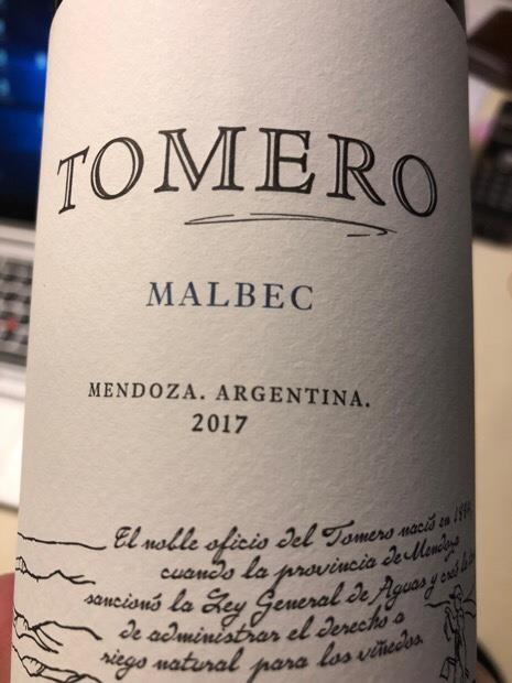 2018 TOMERO MALBEC BY BODEGAS VISTALBA, MENDOZA ARGENTINA-Happy Wine Calle Ocho
