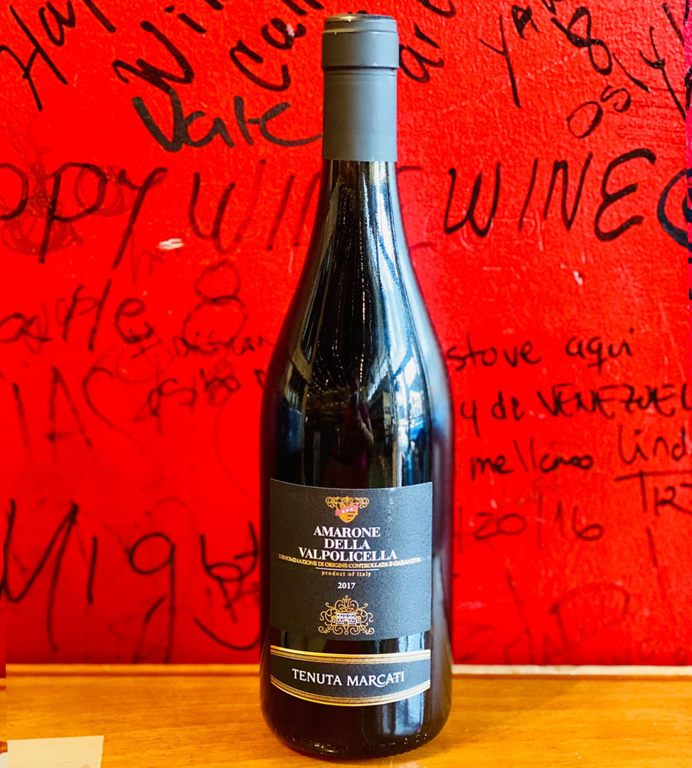 2017 TENUTA MARCATI AMARONE DELLA VALPOLICELLA, VENETO ITALY-Happy Wine Calle Ocho