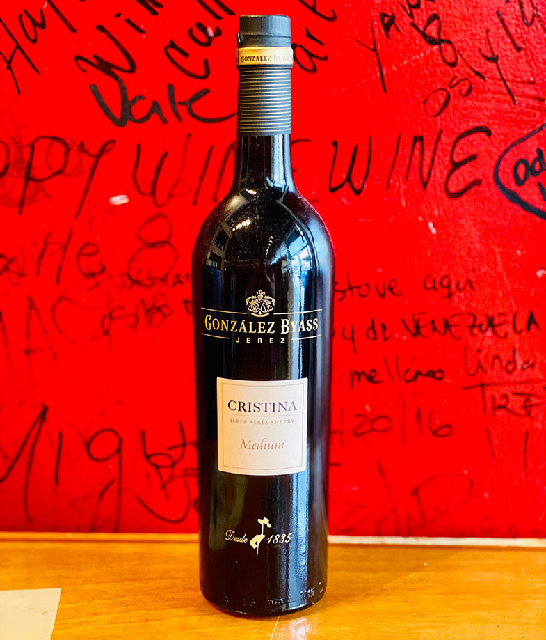 GONZALEZ BYASS MEDIUM PEDRO XIMENEZ SHERRY, JEREZ SPAIN-Happy Wine Calle Ocho