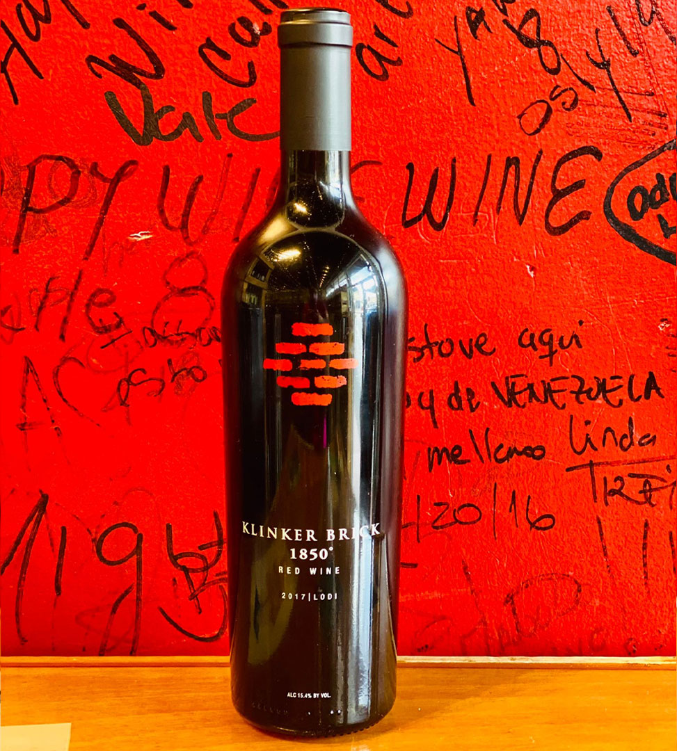 2018 KLINKER BRICK 1850 RED WINE BLEND, LODI CALIFORNIA-Happy Wine Calle Ocho