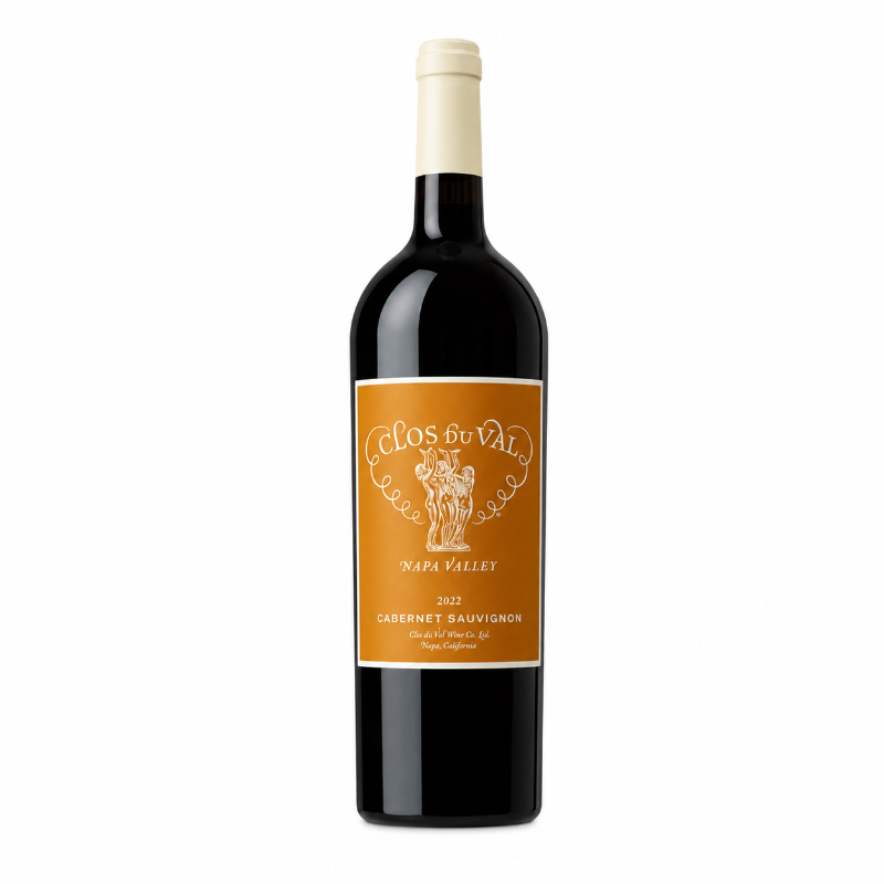 Clos du Val Cabernet Sauvignon 2022 Napa Valley bottle photographed at Happy Wine Calle Ocho Miami
