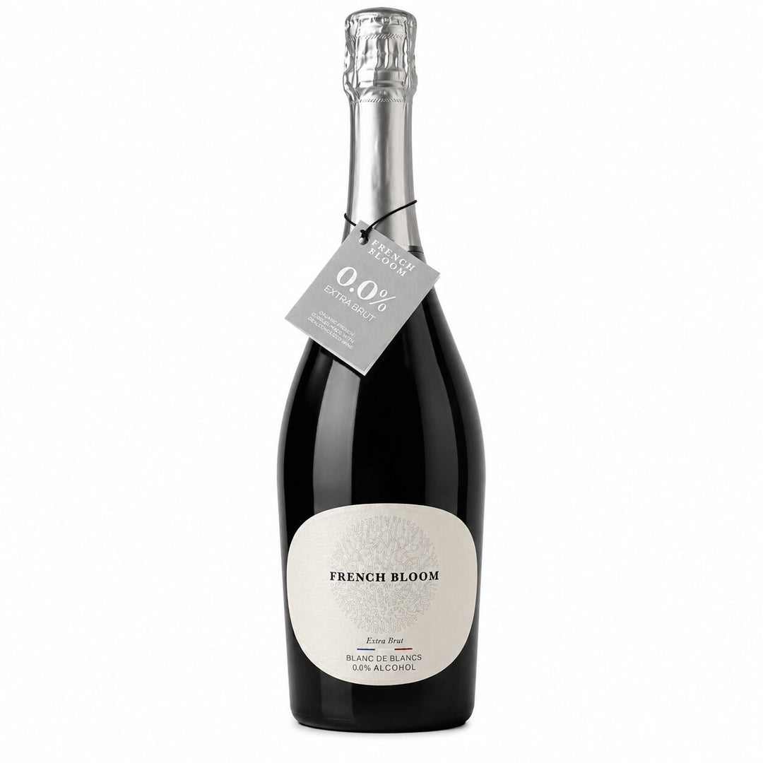 French Bloom Extra Brut Blanc de Blancs 0.0% alcohol sparkling wine bottle – Happy Wine Calle Ocho