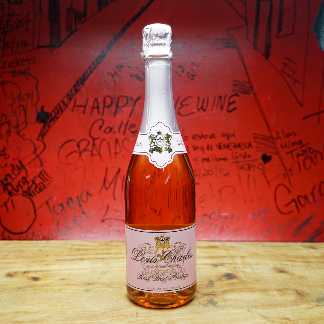 LOUIS CHARLES ROSE BRUT PRESTIGE, FRANCE-Happy Wine Calle Ocho