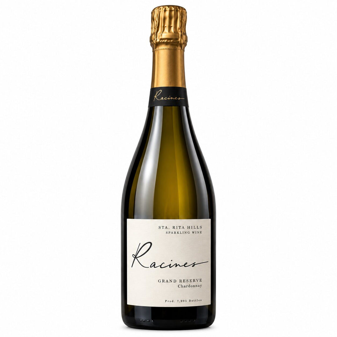 NV Racines Grand Reserve Sparkling Chardonnay Sta Rita Hills Happy Wine Calle Ocho