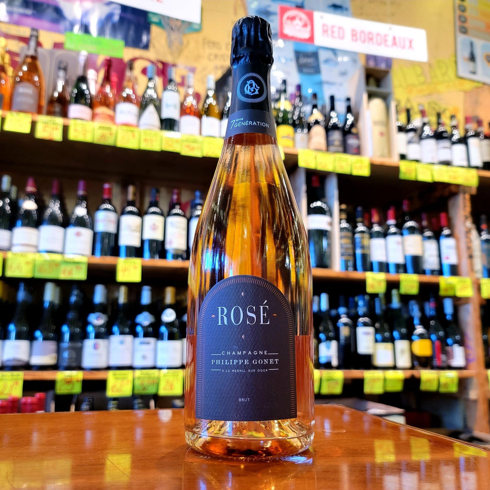 PHILIPPE GONET ROSE BRUT, CHAMPAGNE FRANCE-Happy Wine Calle Ocho