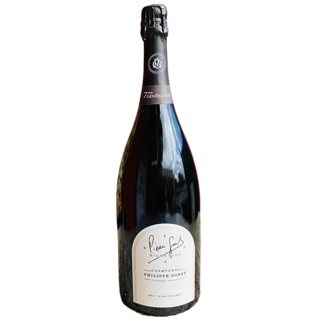 PHILIPPE GONET SIGNATURE BLANC DE BLANCS, CHAMPAGNE FRANCE-Happy Wine Calle Ocho