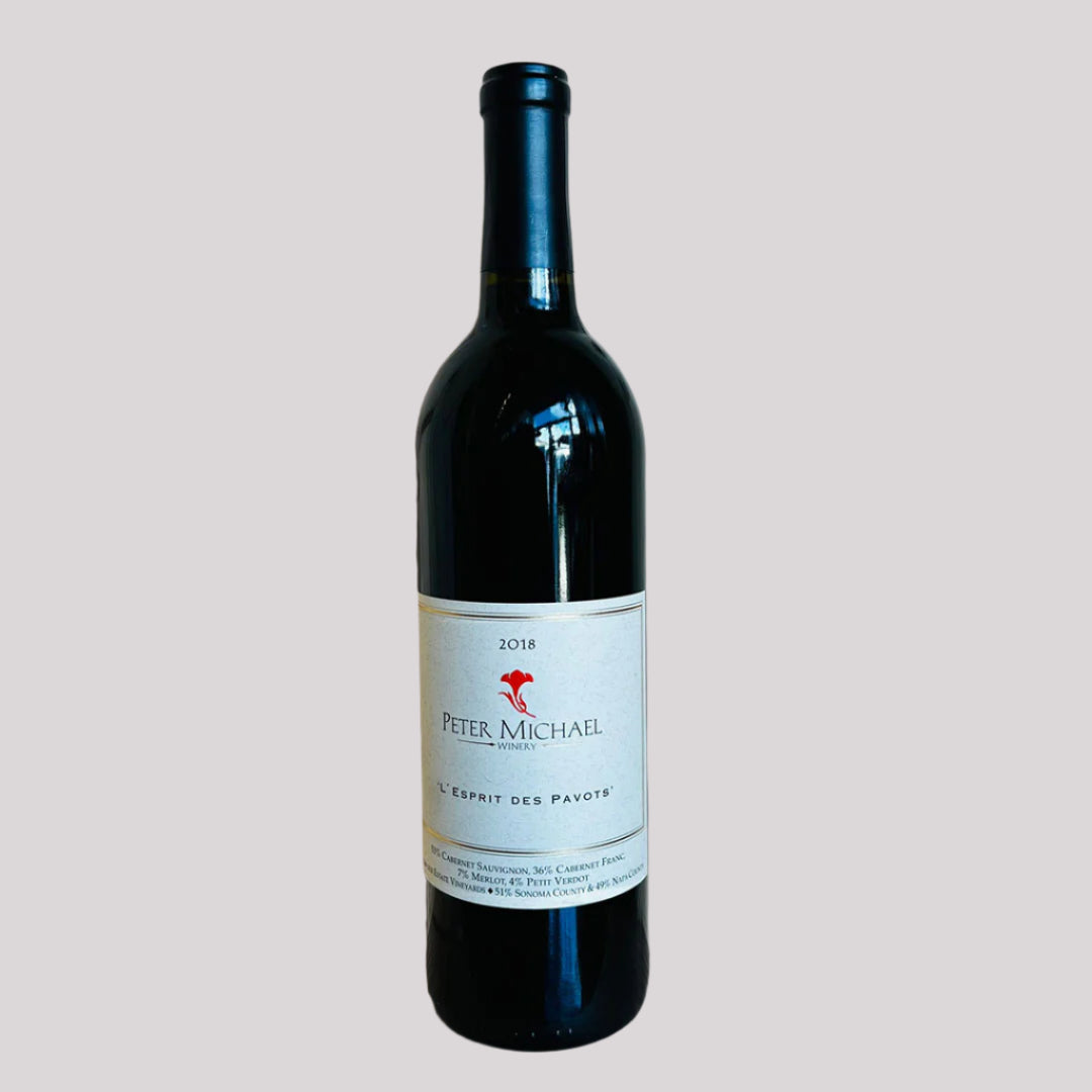 2018 PETER MICHAEL WINERY L'ESPRIT LES PAVOTS SONOMA COUNTY-Happy Wine Calle Ocho