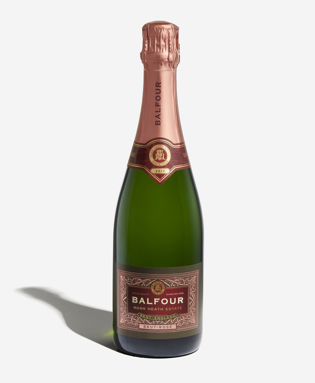 HUSH HEATH ESTATE BALFOUR 1503 SPARKLING PINOT NOIR BRUT ROSE, KENT ENGLAND-Happy Wine Calle Ocho