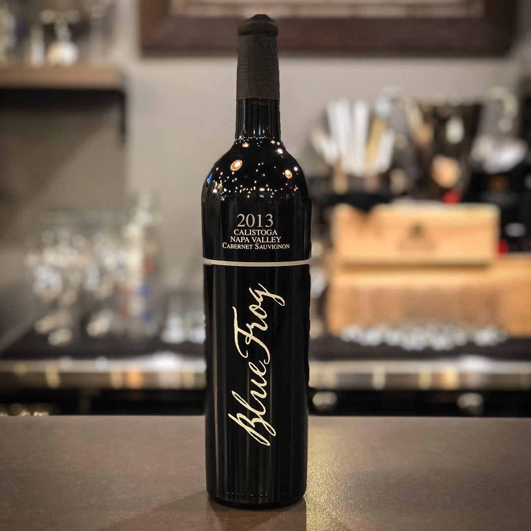 2015 BLUE FROG CABERNET SAUVIGNON, CALISTOGA NAPA VALLEY CALIFORNIA-Happy Wine Calle Ocho