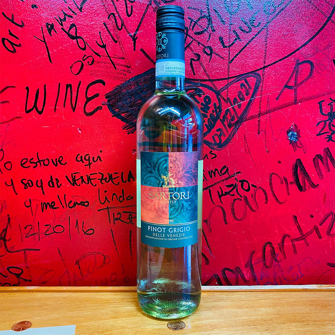 2018 SARTORI FAMILY PINOT GRIGIO, DELLE VENEZIE ITALY-Happy Wine Calle Ocho