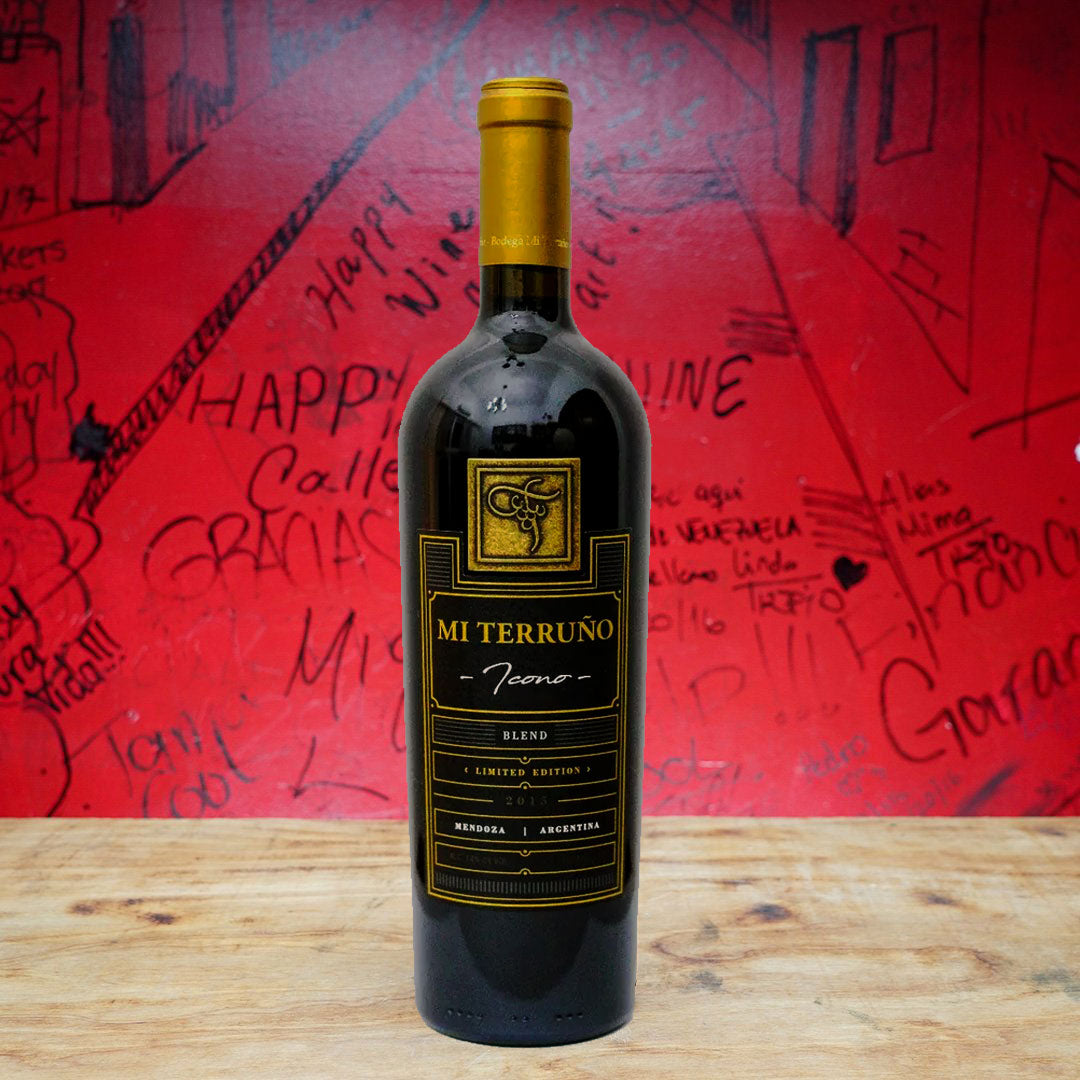 2015 MI TERRUNO ICONO LIMITED EDITION RED BLEND, MENDOZA ARGENTINA-Happy Wine Calle Ocho