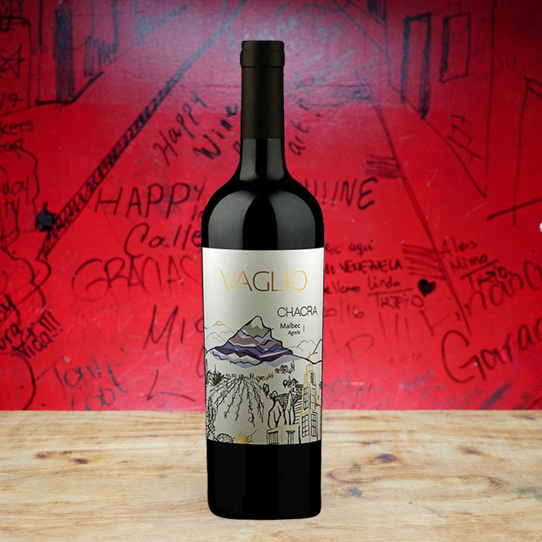 2017 VAGLIO CHACRA MALBEC, AGRELO LUJAN DEL CUYO, MENDOZA ARGENTINA-Happy Wine Calle Ocho